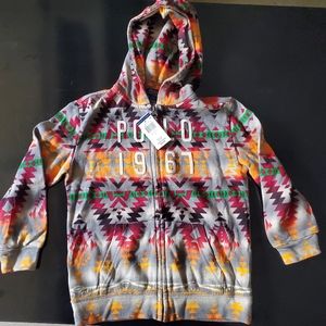 Ralph Lauren Aztec hoodie NWT